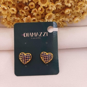 CORACAO MICRO ZIRC AZUL