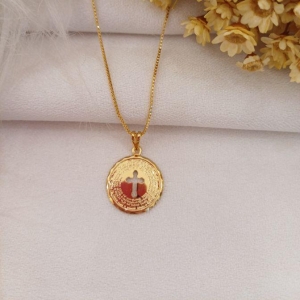 MEDALHA PAI NOSSO + CRUZ