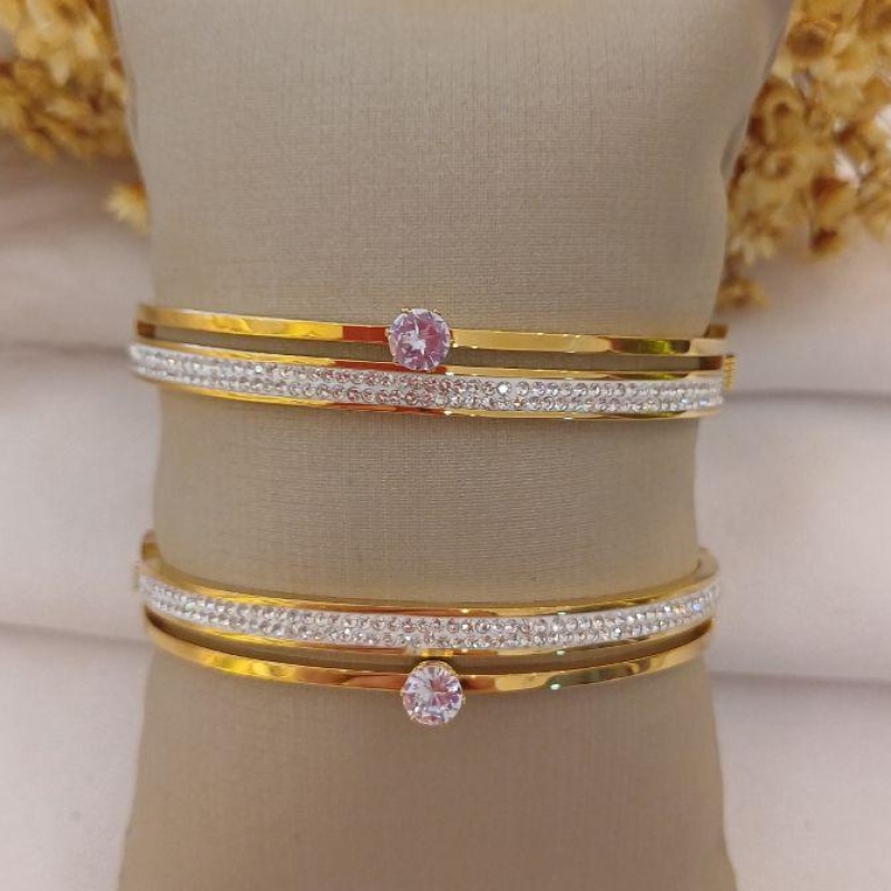 BRACELETE PONTO LUZ + PEDRAS