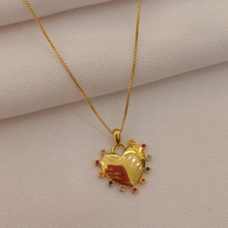 CORAÇÃO PEDRAS COLOR