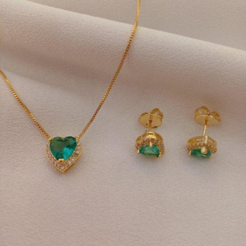 CORACAO VERDE CLARO LUXO